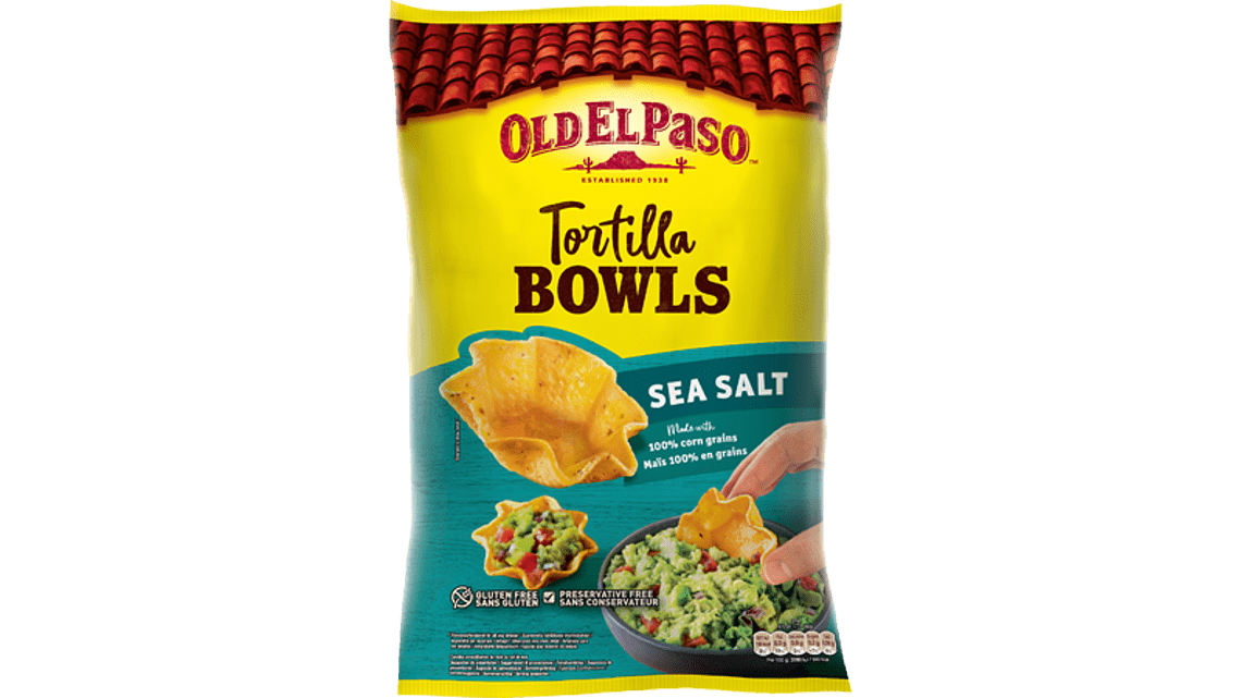 tortilla bowls sea salt
